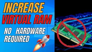 How To Increase Virtual Ram on Windows 1110  Make your Laptop Faster  Increase PC Performance [upl. by Aittam913]