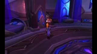 World of Warcraft Warlords of Draenor Dranei Lay Harp Bard [upl. by Ateloiv]