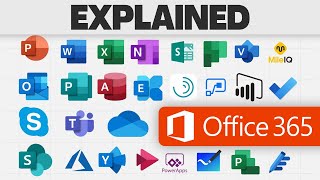 Every Microsoft 365 App Explained [upl. by Onailimixam]