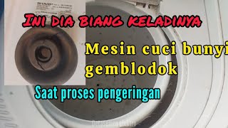 Cara perbaiki mesin cuci 2 tabung bunyi gembluduk [upl. by Jacquenetta477]