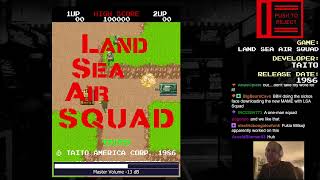 Push To Reject  Land Sea Air Squad 1986 Taito [upl. by Anitnoc600]