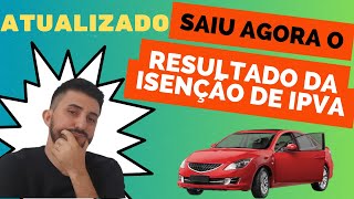 IPVA COMO CONSULTAR NO SIVEI O RESULTADO DO PEDIDO DE ISENÇÃO DE IPVA PARA PCD AUTISTA [upl. by Xirtaeb587]