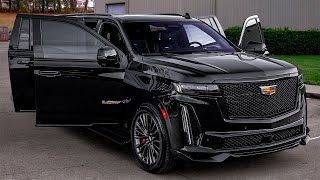 2023 Cadillac Escalade V  Wild Large Luxury SUV [upl. by Shiller]