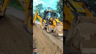 jcb bocket gravel labeling 🚜🤡🎃👺🔥☠️😱💥side of the roadjcbjcbvideotractor [upl. by Addam]