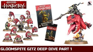 WARCRY GLOOMSPITE GITZ DEEP DIVE  ALL GW Sets Included With Fighter Cards Abilities Leaders Part 1 [upl. by Nevah]