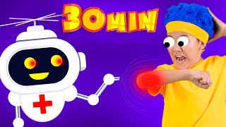 Doctor robot con mini DB  MEGA Compilación  D Billions Canciones Infantiles [upl. by Neirod]