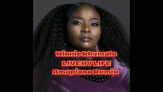 Winnie khumalo  Live my life amapiano remix [upl. by Gonroff247]