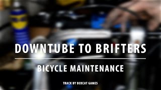 Converting Down Tube Shifters To Brifters  Bicycle Maintenance  Shimano 600 Ultegra [upl. by Eissat231]