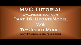 Part 16 Difference between updatemodel and tryupdatemodel [upl. by Gombach667]