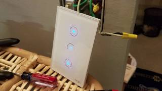 MOES WiFi Smart Ceiling Fan Switch APP Remote Timer and Speed Control  Test and Review [upl. by Paley916]