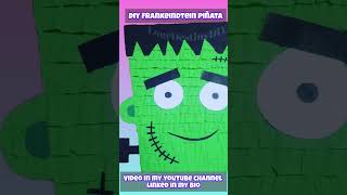 Easy to make piñata frankeinstein diy pasoapaso comohacer pinata halloween [upl. by Asiole]