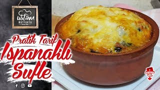 Güveçte ISPANAKLI SUFLE Tarifi  Ispanaklı Sufle Nasıl Yapılır  Yemede Yanında Yat [upl. by Dahraf811]