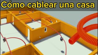 Cómo cablear una casa desde cero  Electricidad básica [upl. by Stortz]