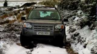 Freelander 2 offroad in Snow Christmas 2011 in the Scottish Highlands [upl. by Maurita]