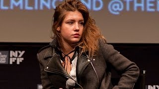 NYFF51 Blue is the Warmest Colorquot Press Conference  Abdellatif Kechiche Adèle Exarchopoulos [upl. by Donatelli]