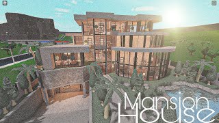 ROBLOX BLOXBURG Mansion Modern House  House Build [upl. by Whiting]