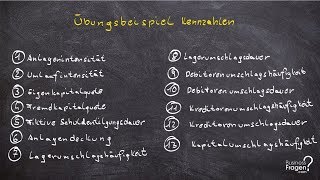 Übungsbeispiel aufgabe inkl Lösung  Kennzahlen  Berechnung und Aussage [upl. by Enitsuga780]