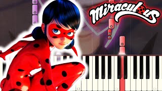 Miraculous Ladybug Hawk Moth Theme Song on Piano [upl. by Anelad856]