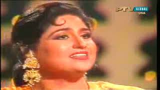 Tere Bajre di Rakhi Anjman live performance on PTV  Noor Jahan songs [upl. by Frey]