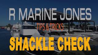 Tips amp Tricks Shackle check  Anchor [upl. by Cho]