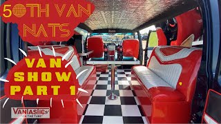 50th Van Nationals  Huge Custom Van Show Part 1 Sterling CO USA [upl. by Arvy628]