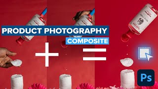 Composite Product Photography  Using Photoshop Object Selection Tool [upl. by Ribaj]