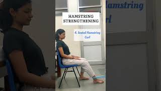 Hamstring Strengthening Exercises physiotherapy [upl. by Friedrich]