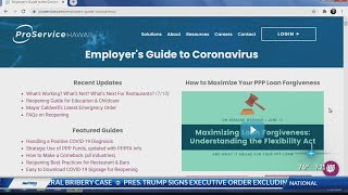 ProService Hawaii offers businesses free Coronavirus resources [upl. by Anisirhc]