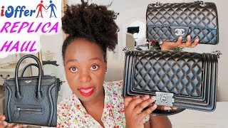 iOFFER REPLICA HANDBAG HAUL 2018  IS iOFFER A SCAM iOFFER REVIEW [upl. by Cello586]