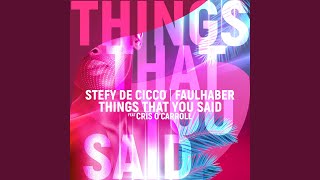 Things That You Said [upl. by Magnus]