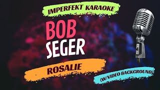 Bob Seger karaoke  Rosalie wvideo background [upl. by Sher232]