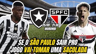 SE O SÃO PAULO SAIR PRO JOGO VAI TOMAR UMA SACOLADA  ÚLTIMAS NOTÍCIAS DO BOTAFOGO [upl. by Algy595]