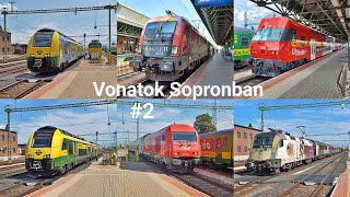 Vonatok Sopronban 2 [upl. by Kahler]