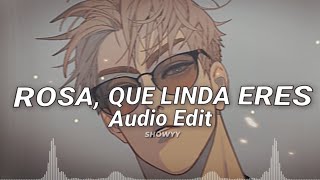 ROSA QUE LINDA ERES Alibi Edit Audio [upl. by Barbaresi]