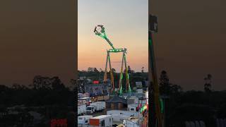 The beast ride  2023 Rockhampton show funfair carnival kermis kirmes rides [upl. by Ajin]