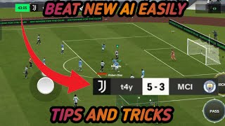 HOW TO BEAT NEW AI IN FC MOBILE 25 BEST TIPS amp TRICKS WITH GAMEPLAY [upl. by Nador964]