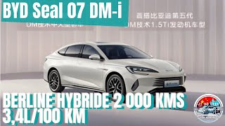 BYD Seal 07 DM i  LHybride Rechargeable Ultime avec 2 000 km dAutonomie à Moins de 27 300 € [upl. by Rubel46]