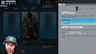 King George REPORTED ME FOR CHEATING Rainbow Six Siege [upl. by Ayyn482]