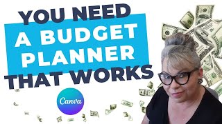 Create Your Own Monthly Budget amp Finances Planner In Canva [upl. by Ahcirt177]