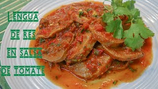 Lengua de res en salsa de tomate [upl. by Nailil77]