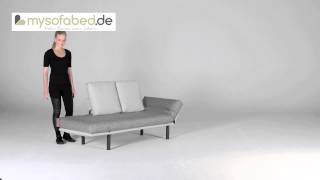 ROLLO von INNOVATION Schlafsofa  Daybed mit Lattenrost  mysofabedde [upl. by Aimahc752]