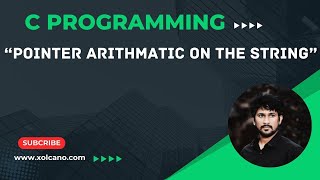 How to perform pointer arithmetic on the string in C programming [upl. by Asnerek]