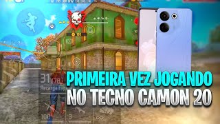 TESTEI O TECNO CAMON 20 💀  Free fire gameplay 2024 [upl. by Oicaroh991]