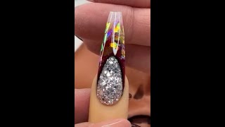 Chappell Roan Inspired Acrylic Nail Art Tutorial [upl. by Essiralc470]