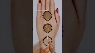 Beautiful easy coins mehndi designs 🪙shorts ytshorts mehndi vairlvideo coins [upl. by Searcy495]