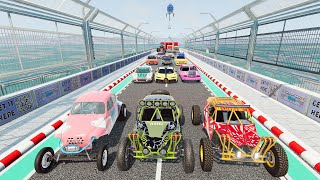 Maga Ramp Jump with Real Cars Mod 7 [upl. by Aremat748]