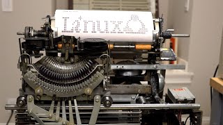 Using a 1930 Teletype as a Linux Terminal [upl. by Schuler]