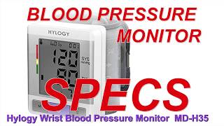 Hylogy Wrist Blood Pressure Monitor MD H35 Reviewed Wrist blood pressure monitor how to use [upl. by Ledba]