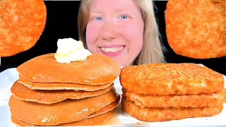 ASMR PANCAKES amp HASHBROWNS MUKBANG EATING SOUNDS [upl. by Kelvin]