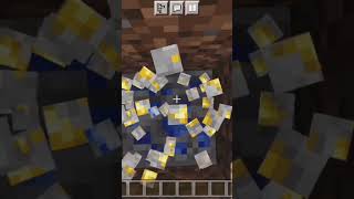 iron gold lapis diamond loop minecraft funny shorts [upl. by Lleryd]